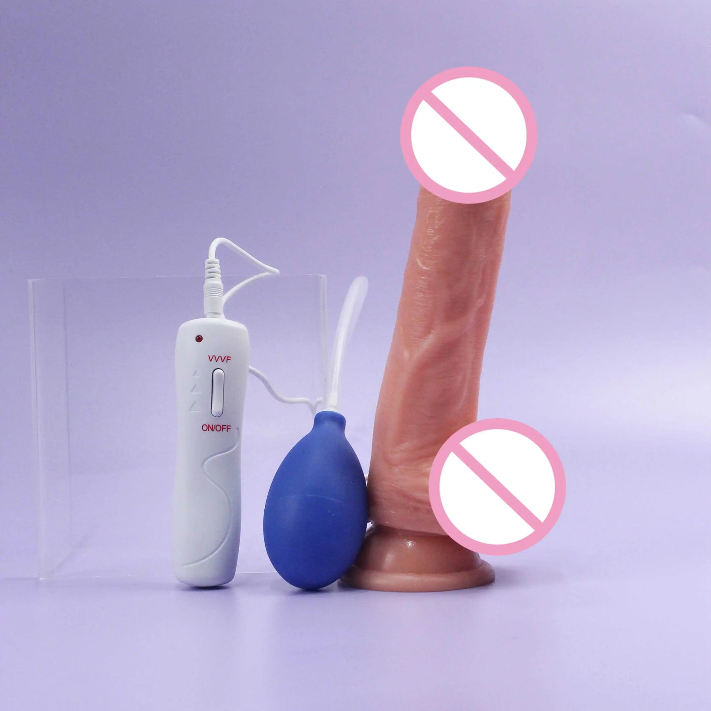 Manyjoy 22cm Realistic Spray Water Dildo with Suction Cup for Women Vagina Massager Masturbation Skin Feel Penis Lesbain Sex Toy