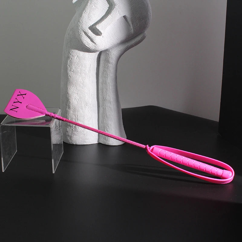 Manyjoy 46CM Pink Sexy PU Leather Spanking Paddle Fetish Bdsm Bondage Erotic Slave Game Roleplay Sex Toys for Couples Gift