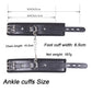 Manyjoy Adjustable Black PU Leather Handcuffs Wrist Ankle Cuffs Bondage Slave Body Restraints Adult Games Sex Toys for Women Men