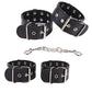 Manyjoy Adjustable PU Leather Handcuff Lockable Restraints Sexy Bondage BDSM Ankle Cuff Restraints Erotic Sex Toy for Couples