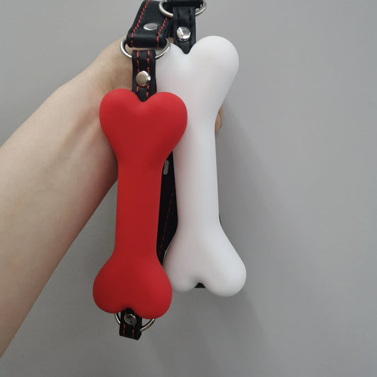 Manyjoy Adult Toys Sex Products Dog Bone Gag Leather Harness Open Mouth Gag Bdsm Sex Bondage Flirting Sex Toys for Women Fetish