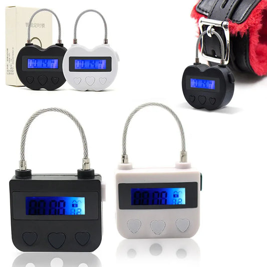 Manyjoy Digital Timer Switch Lock BDSM Bondage for Couples Adult Game Time Lock for Varied Sex Toys Slave Restrain Accessories