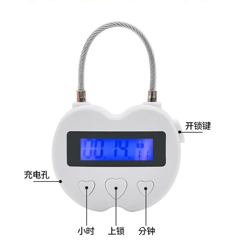 Manyjoy Digital Timer Switch Lock BDSM Bondage for Couples Adult Game Time Lock for Varied Sex Toys Slave Restrain Accessories