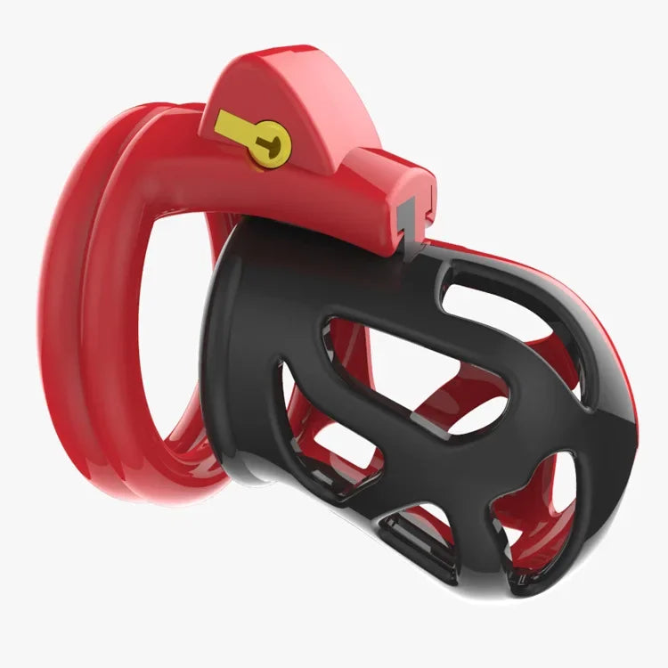 Manyjoy Hollowing Male Chastity Cage Device with Rings Erotics Urethral Locking Adult Games Sex Toys for Men for Penis Exerciser