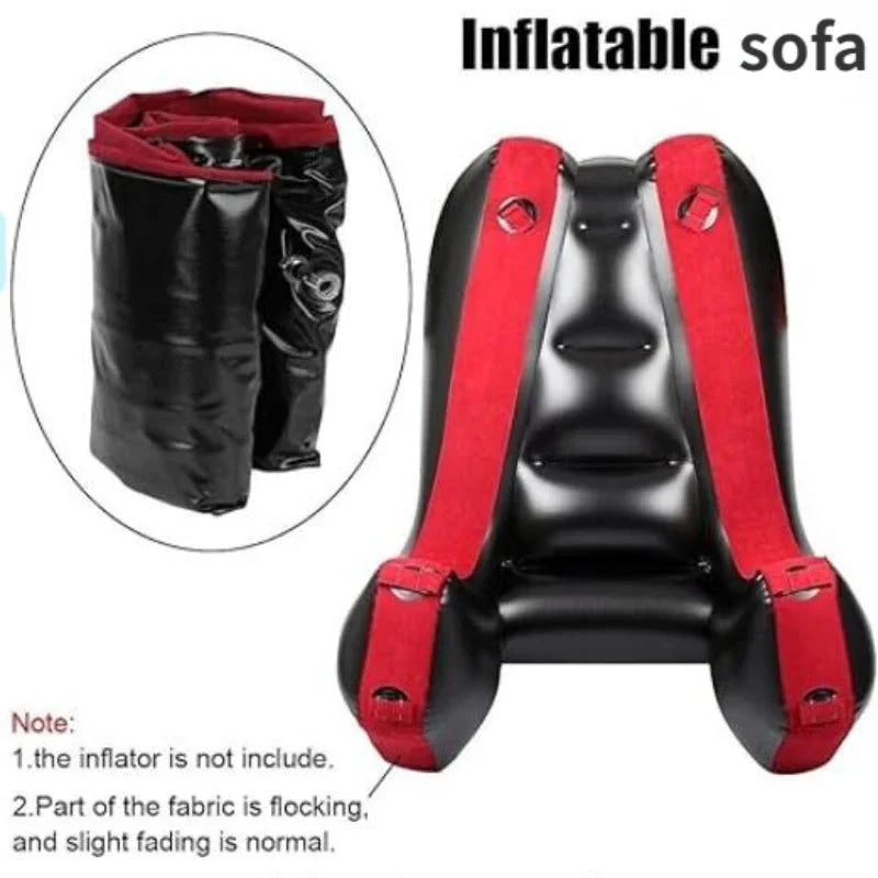 Manyjoy Inflatable Sex Sofa Furniture Mattress Love Position with Handcuffs Bdsm Bondage Split Leg Sofa Adult Couple Sex Toys