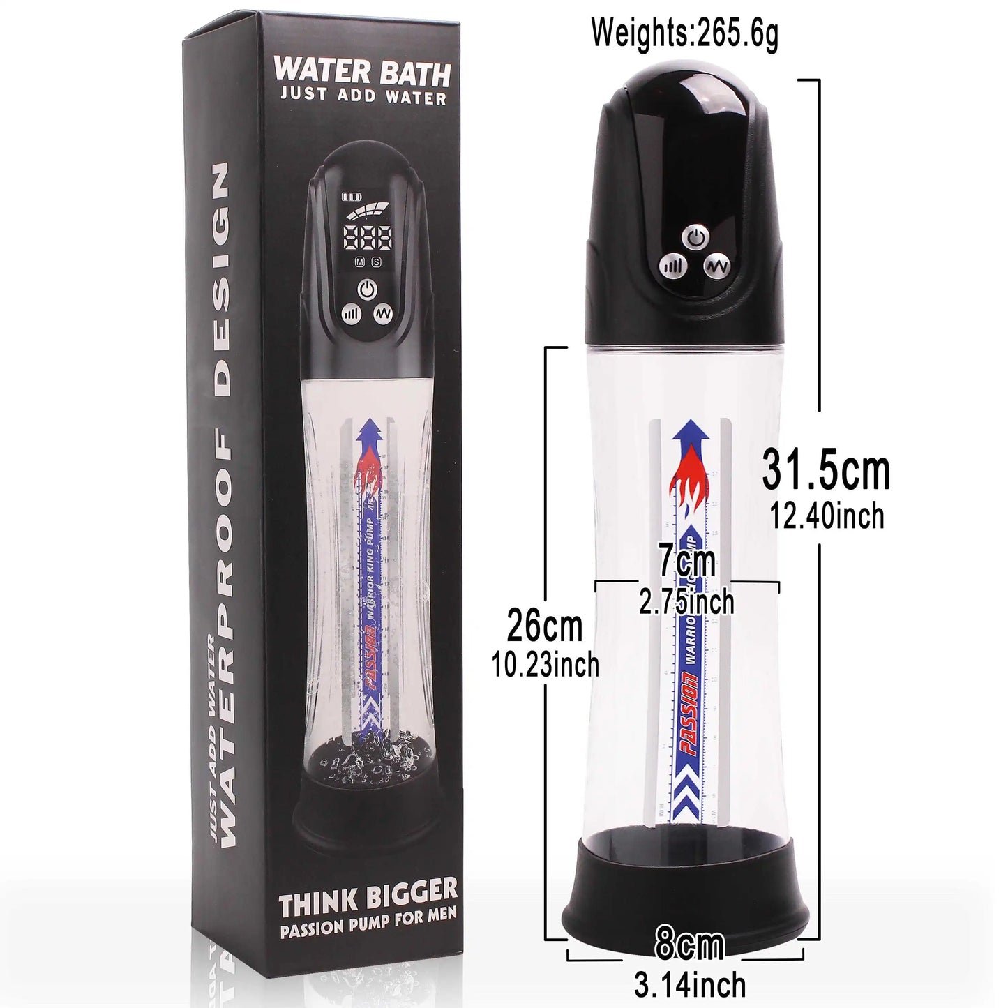 Manyjoy LCD Electric Penis Pump for Enlargement Man Vacuum Pump Penis Trainer Male Masturbators Cup Dick Pump Sex Toys for Men