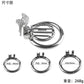 Manyjoy New 3 Sizes Stainless Steel Men Chastity Device Penis Lock Urethral Ring Cock Cage BDSM Sex Toy for Men Erotic Bondage