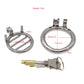 Manyjoy New 3 Sizes Stainless Steel Men Chastity Device Penis Lock Urethral Ring Cock Cage BDSM Sex Toy for Men Erotic Bondage