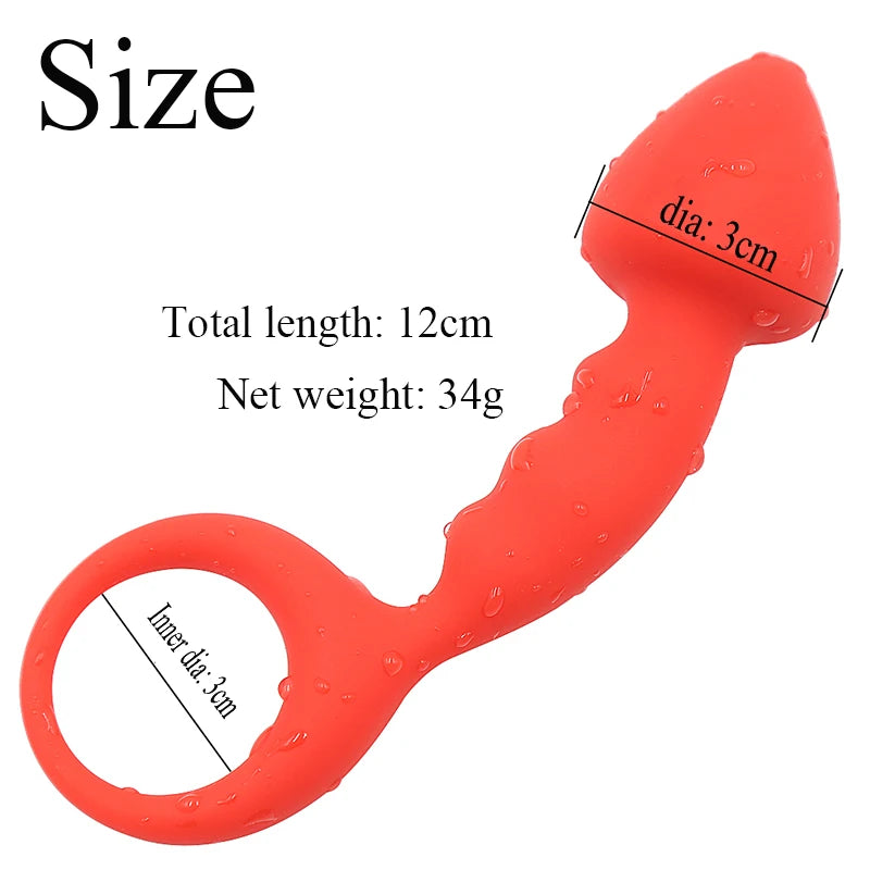 Manyjoy New Adult Soft Silicone Anal Plug Dildos Butt Plugs Sex Toys for Women Men Gay Prostate Massager Anal Masturbating Toys