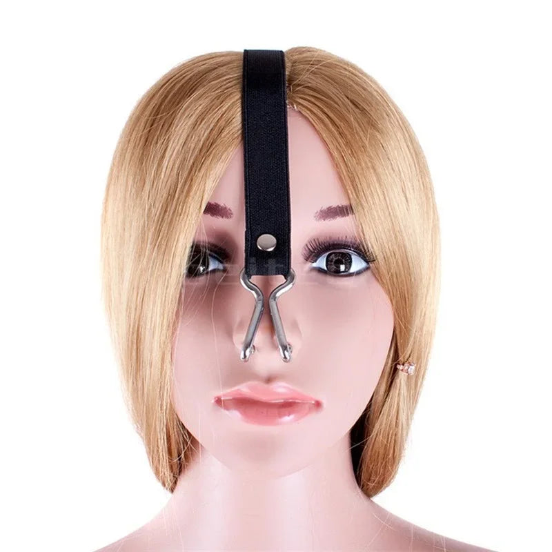 Manyjoy Open Mouth Gag Restraint Slave Metal Nose Hook Harness Game Oral Flail Bondage Roleplay Adult Fun Games Erotic Sex Toy
