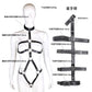 Manyjoy PU Leather Body Harness for Women  Slave Bondage Restraints Exposed Breast Chastity Belt Adult Games Sex Products