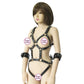 Manyjoy PU Leather Body Harness for Women  Slave Bondage Restraints Exposed Breast Chastity Belt Adult Games Sex Products