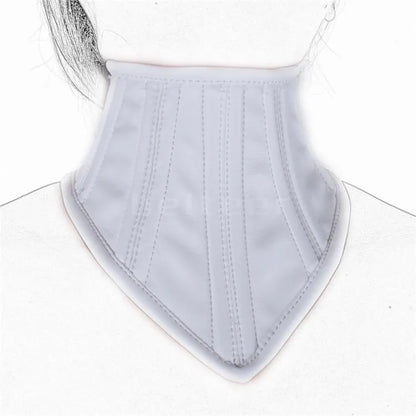 Manyjoy PU Leather Neck Corset Collar Adjustable Half Face Mask BDSM Bondage Restraint Slave Sex Toys Adult Game Role Play 18+