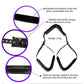 Manyjoy PU Leather Sponged BDSM Bondage Restraints Open Leg Spreader Adult Game Ropes Sex Swing for Women Toys Adults Couples