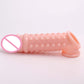 Manyjoy Realistic Penis Sleeve Big Penis Extender Condom BDSM Reusable Cock Extension Delay Ejaculation Dick Sex Toys for Men