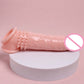 Manyjoy Realistic Penis Sleeve Big Penis Extender Condom BDSM Reusable Cock Extension Delay Ejaculation Dick Sex Toys for Men