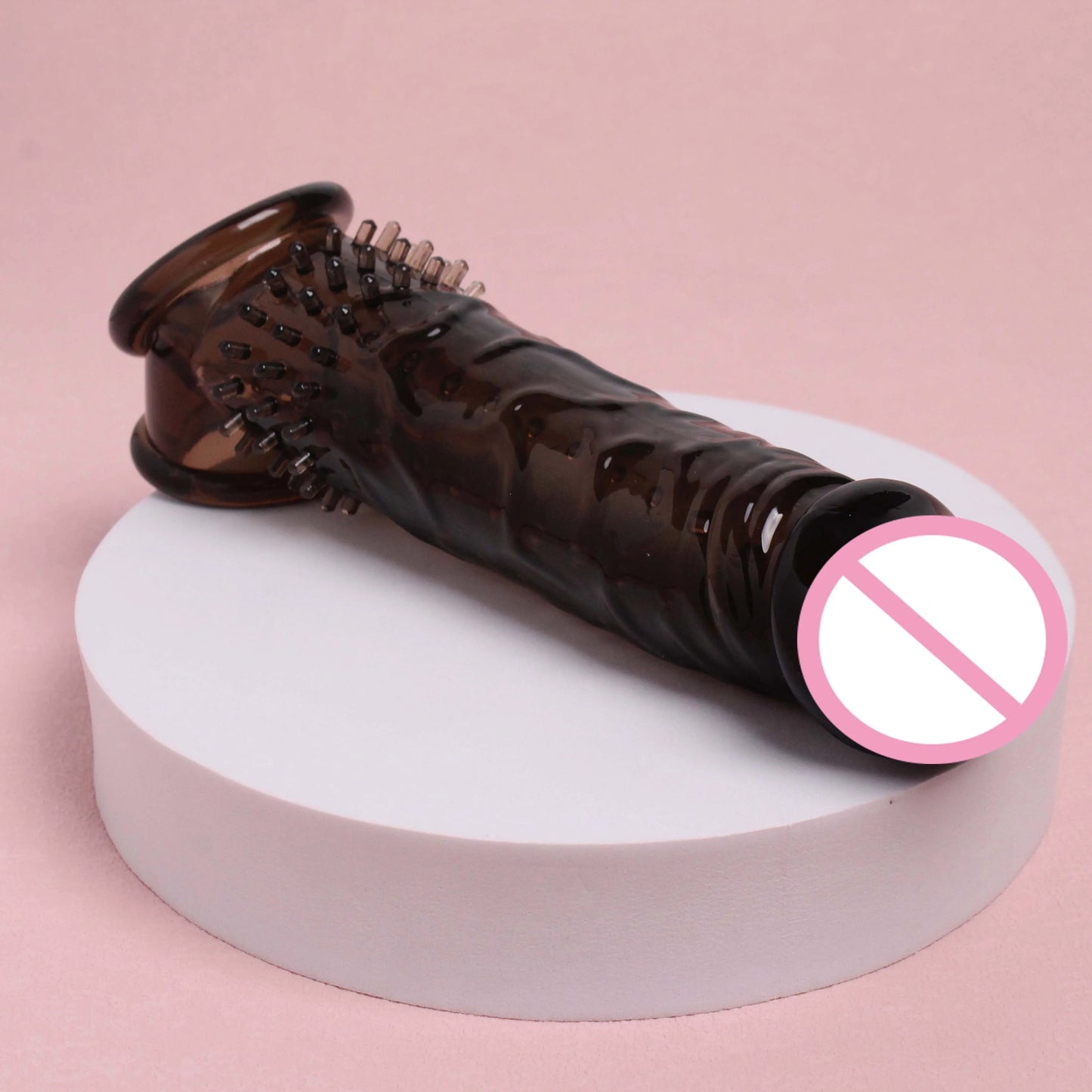 Manyjoy Realistic Penis Sleeve Big Penis Extender Condom BDSM Reusable Cock Extension Delay Ejaculation Dick Sex Toys for Men