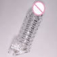 Manyjoy Realistic Penis Sleeve Big Penis Extender Condom BDSM Reusable Cock Extension Delay Ejaculation Dick Sex Toys for Men