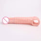 Manyjoy Realistic Penis Sleeve Big Penis Extender Condom BDSM Reusable Cock Extension Delay Ejaculation Dick Sex Toys for Men