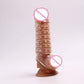 Manyjoy Realistic Penis Sleeve Big Penis Extender Condom BDSM Reusable Cock Extension Delay Ejaculation Dick Sex Toys for Men