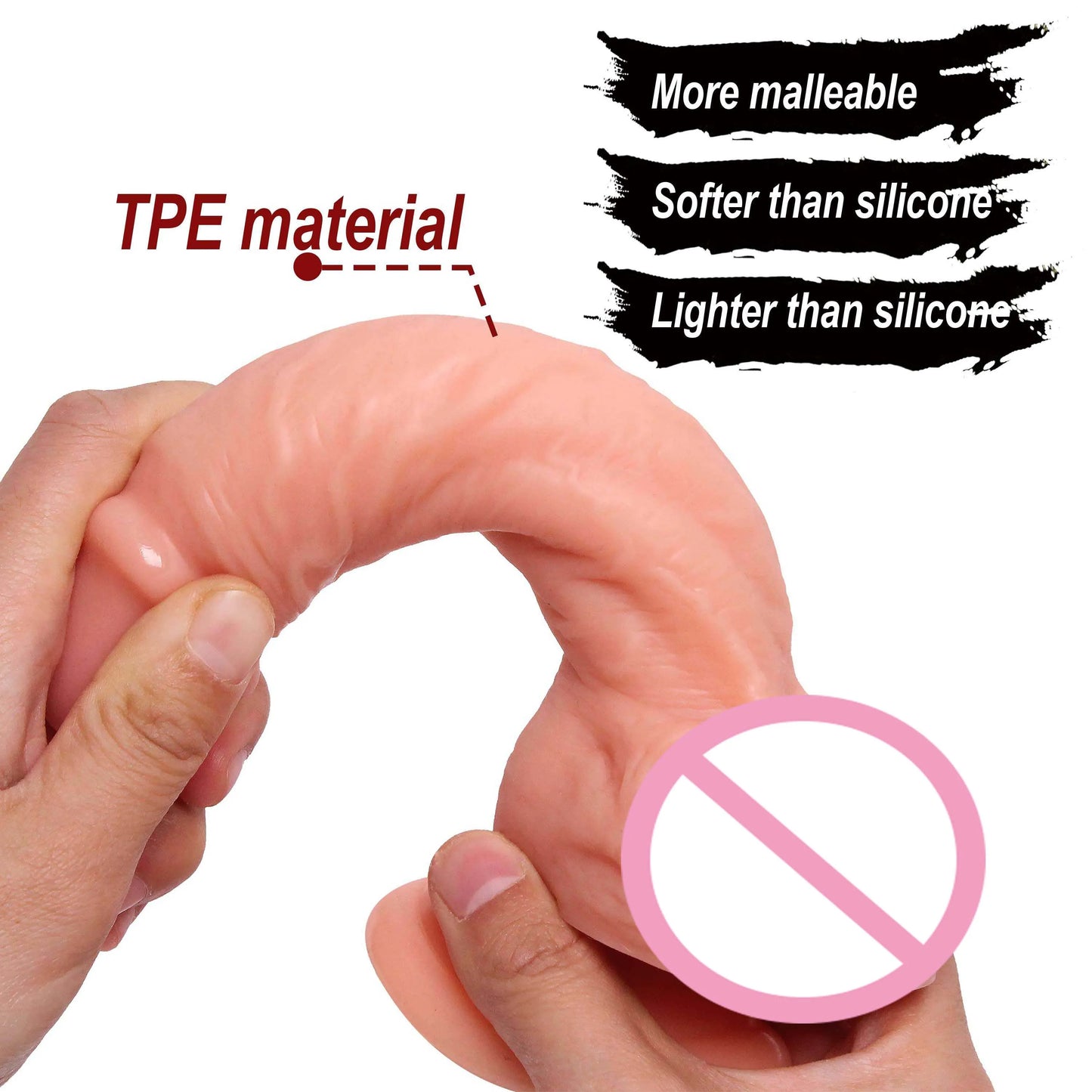 Manyjoy Soft Silicone Realistic Dildos for Women Beginner Strong Suction Cup G-Spot Powerful Masturbators Adult Sex Toys