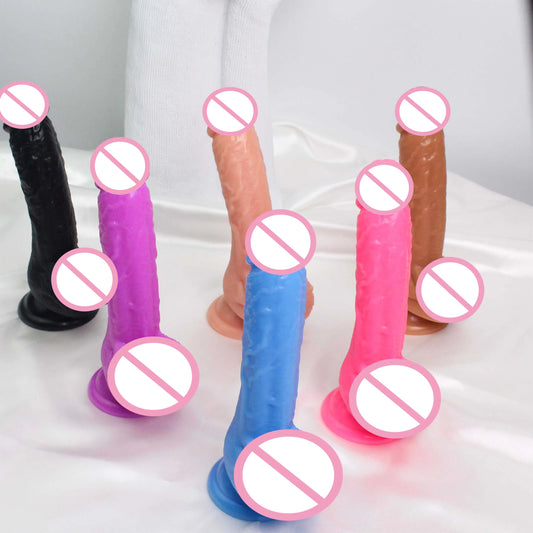 Manyjoy Soft Silicone Realistic Dildos for Women Beginner Strong Suction Cup G-Spot Powerful Masturbators Adult Sex Toys