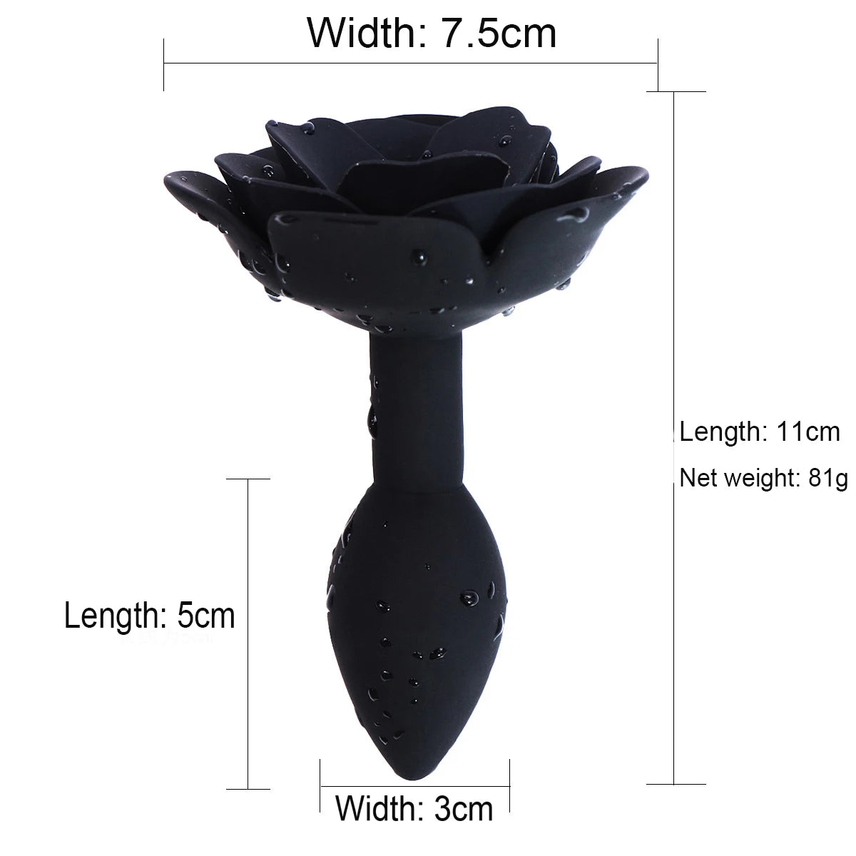 Manyjoy Soft Silicone Rose Shape Mouth Gag Oral Bondage Anal Butt Plugs Sex Toys for Adult Slave Flirting Rose Set Toys Cosplay