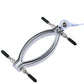 Manyjoy Stainless Steel Electric-Shock Bondage Vaginal Clip Stretch Adjustable Clamp G-spot Massage Stimulator Sex Toy for Women