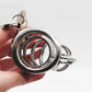 Manyjoy Stainless Steel Male Chastity Lock Device Hollow Breathable Cock Cage with Penis Spikes Ring  BDSM Sex Toys For Men 18+