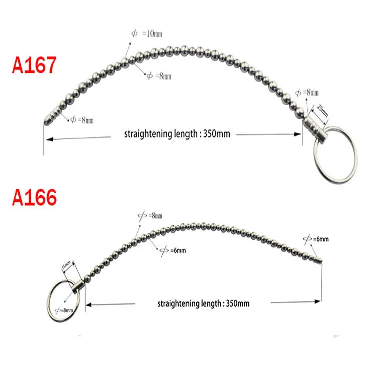 Manyjoy Stainless Steel Metal Urethral Dilator Penis Plug Horse Eye Stimulation Masturbation Rod Adult Game Sex Toy for Men Gay
