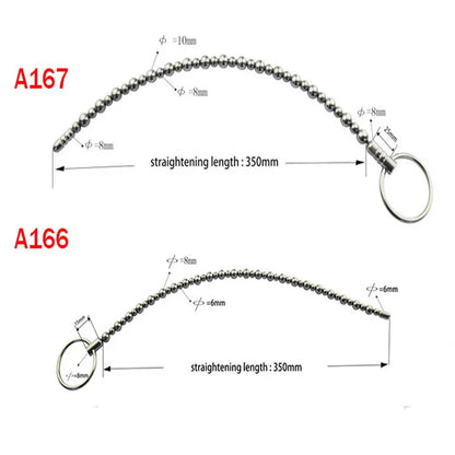 Manyjoy Stainless Steel Metal Urethral Dilator Penis Plug Horse Eye Stimulation Masturbation Rod Adult Game Sex Toy for Men Gay
