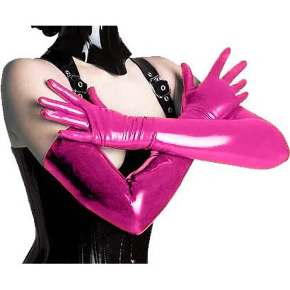 Manyjoy Women's Lacquer Leather Stocking with Lace for Women Sexy Tights Bodysuit Fashion Gloves Suit Sex Toys for Couple