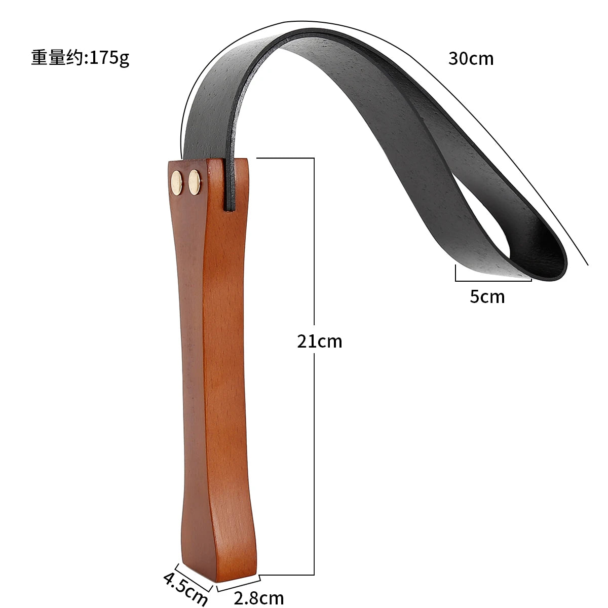 Manyjoy Wooden Handle PU Leather Paddle Restraint Whip Spanking Novelty Sex Toys for Couples Fantasy Palm Clap Paddle Adult Game