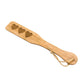 Manyjoy Wooden Handle PU Leather Paddle Restraint Whip Spanking Novelty Sex Toys for Couples Fantasy Palm Clap Paddle Adult Game