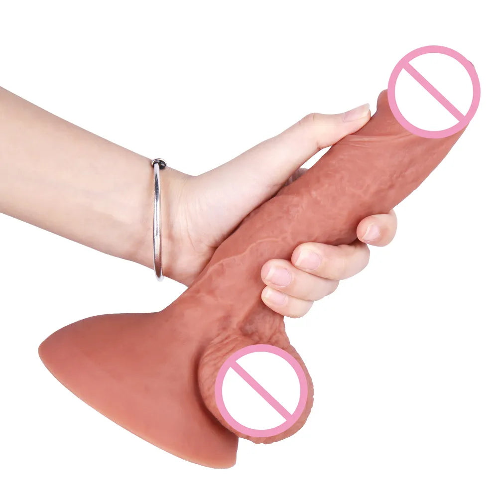 Woman Realistic Silicone Skin Feeling Dildo