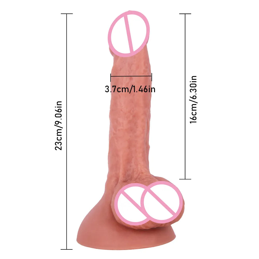 Woman Realistic Silicone Skin Feeling Dildo