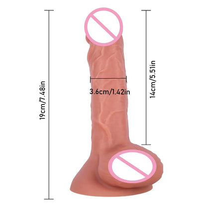 Woman Realistic Silicone Skin Feeling Dildo