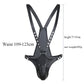 Men Leather Harness Leather Fetish Gay Adjustable Sexual Body Bondage Gay Clothing for Adult Sex Nightclub Wear Restraint Belts