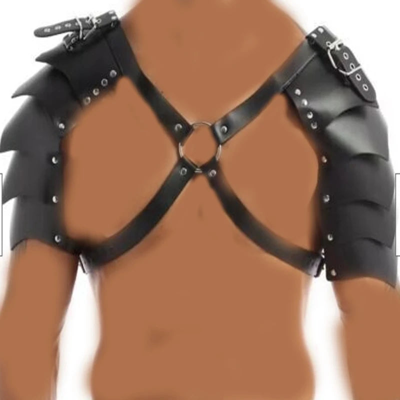 Men Leather Harness Leather Fetish Gay Adjustable Sexual Body Bondage Gay Clothing for Adult Sex Nightclub Wear Restraint Belts