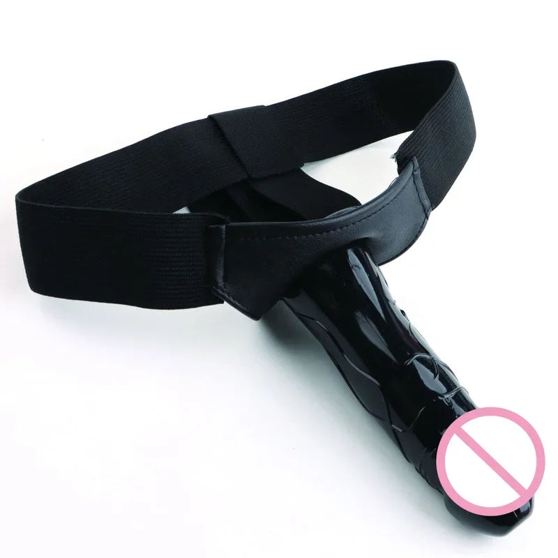 Men Strap On Dildo Panties Wearable Hollow Penis Lengthen Sleeve Strapon Dildo Pants Harness Belt for Man Sex Toys For Woman Gay