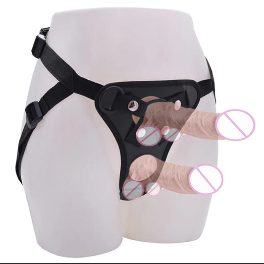 Men's Strap on Harness Dildo Pants