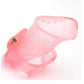 Men's Ultra Breathable Plastic Chastity Cage Device with 3 Penis Ring Cock Penis Bondage Fetish Chastity Belt Sex Toy for Men