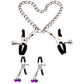 Metal Adjustable Metal Nipple Clamps Entertainment Clip for Women Nipplerings Clip Rings Decorative Clip Adult Games Sex Toys