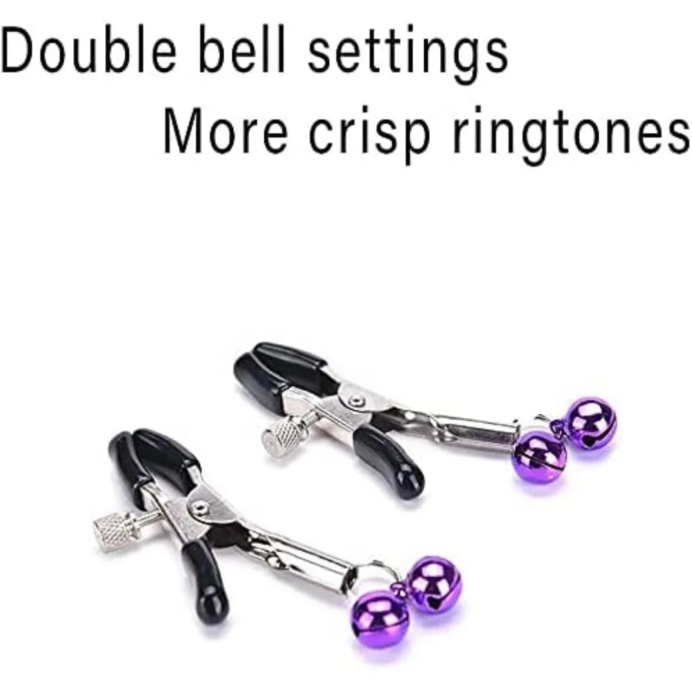 Metal Adjustable Metal Nipple Clamps Entertainment Clip for Women Nipplerings Clip Rings Decorative Clip Adult Games Sex Toys