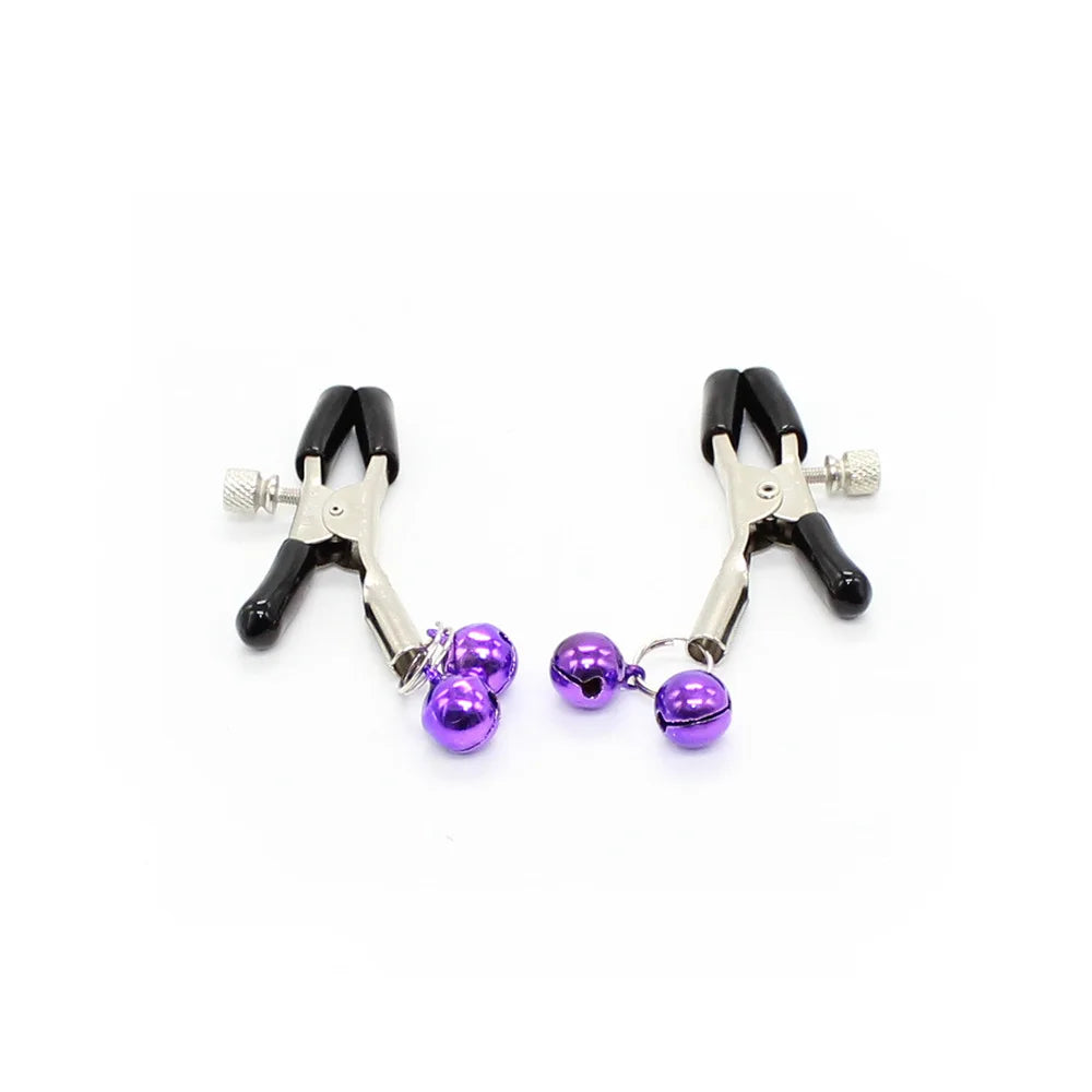 Metal Adjustable Metal Nipple Clamps Entertainment Clip for Women Nipplerings Clip Rings Decorative Clip Adult Games Sex Toys