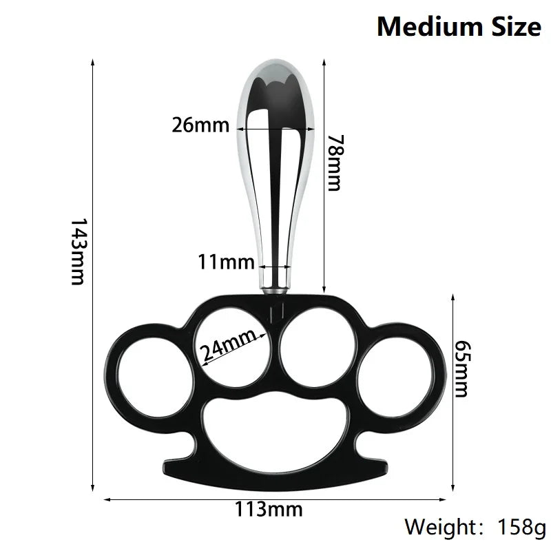 Metal Anal Beads Butt Plug Set Small Large Ass Anal Plug With Pull Hand Ring Dildo Steel Sex Toy Man Woman