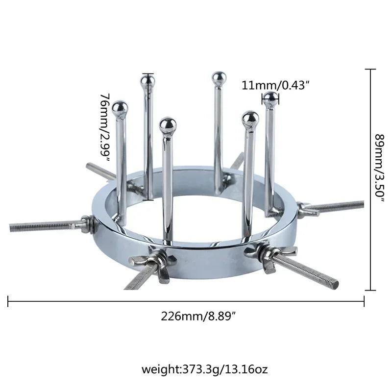 Metal Anal Dilator Adjustable Vaginal Medical Mirror Couples Fist Sex Toys Enema Wash Speculum Device BDSM Expander Tools 18