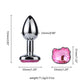 Metal Anal Plug for Men and Women New Lovely Type with Sexy Anal Sex Toy Sex Game Couple Butt Plug Adult Sex Products
