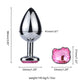 Metal Anal Plug for Men and Women New Lovely Type with Sexy Anal Sex Toy Sex Game Couple Butt Plug Adult Sex Products