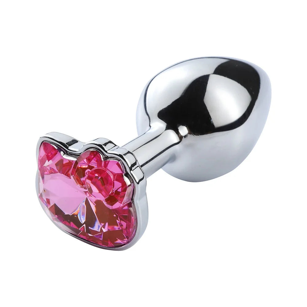Metal Anal Plug for Men and Women New Lovely Type with Sexy Anal Sex Toy Sex Game Couple Butt Plug Adult Sex Products